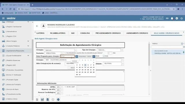 CENTRA DE AGENDAMENTO CIRÚRGICO - FINALIZADO