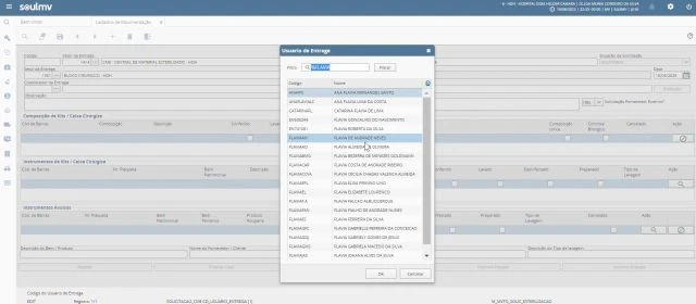 CME- Setor solicitante