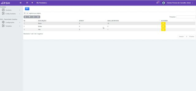 1 - Configuração e Parametrização