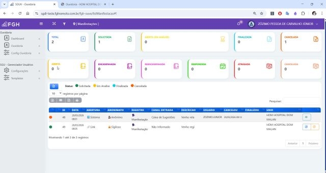 3 - Triagem Manifestação