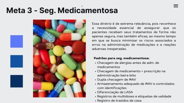 video aula - Metas Internacionais de Segurança do Paciente